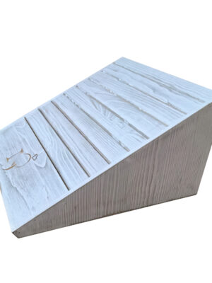 8-Slots Wooden Display Stand for Jewelry Earring Cards