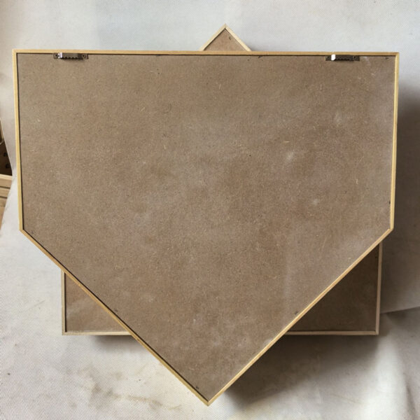 Wall-mounted baseball shelf