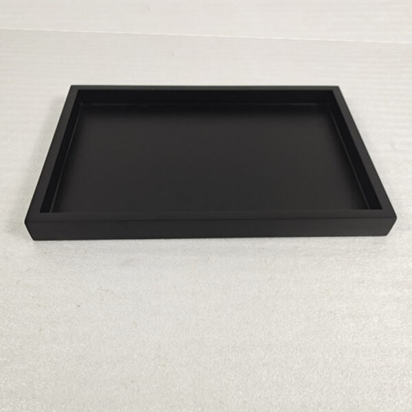 Black Painted Solid Wood Display Tray - Image 3