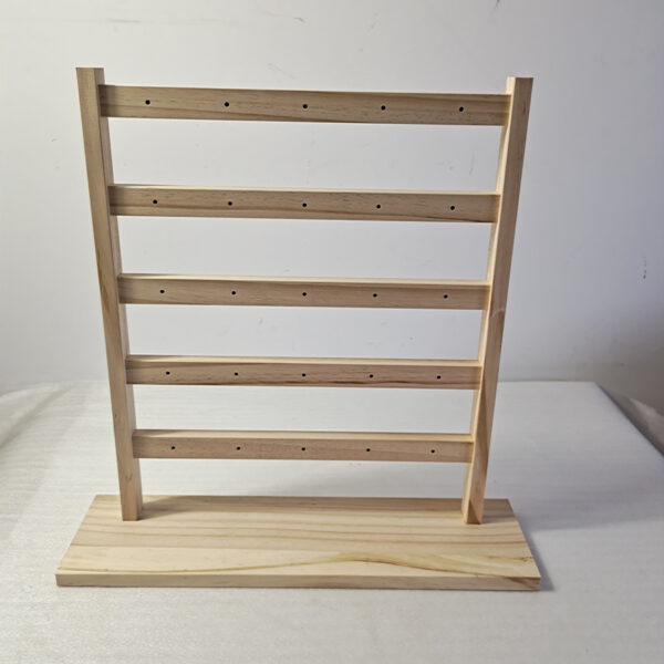 5-Tier Jewelry Display Stand with 25 Metal Hooks - Image 3