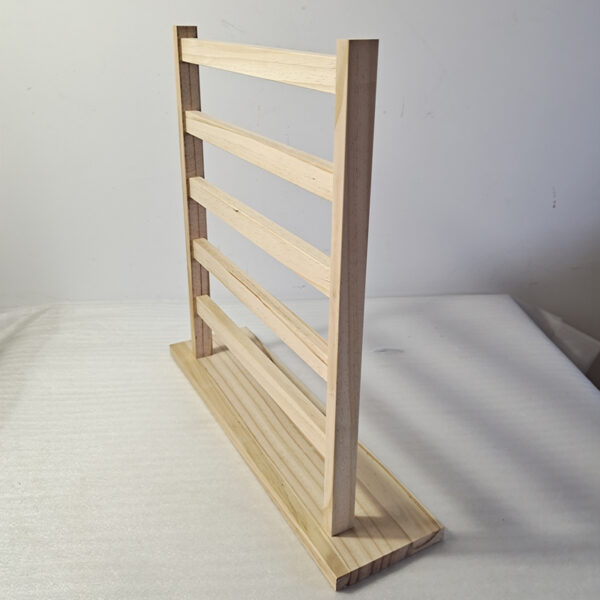 5-Tier Jewelry Display Stand with 25 Metal Hooks - Image 5