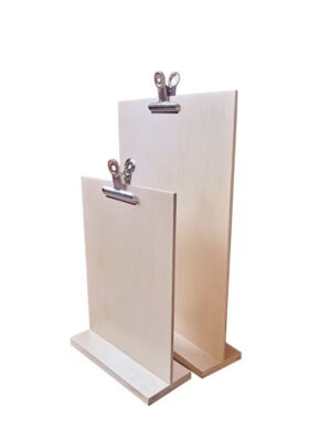 standing wooden clipboards