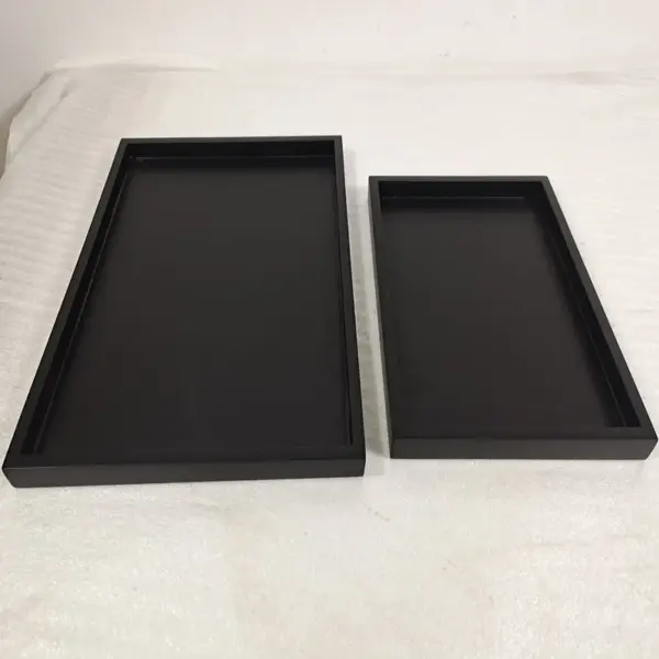 Decorative wood tray
