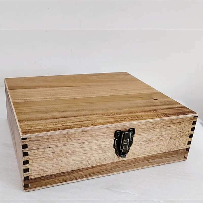 Custom wooden storage box