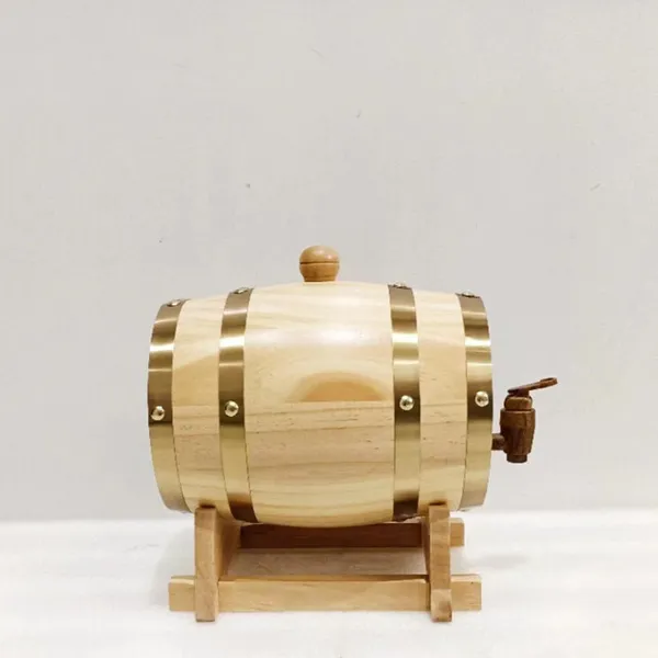 Custom wood wine barrel