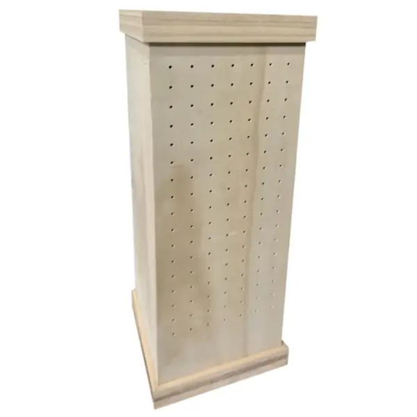 Rotating Pegboard Display Stand