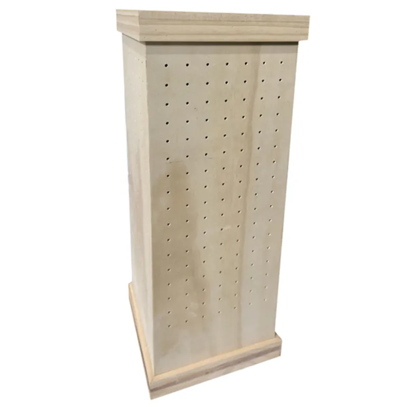 Rotating Pegboard Display Stand