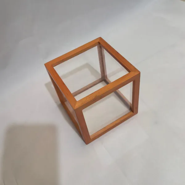small wood display case