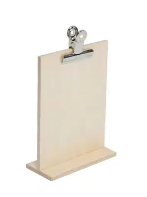 Standing clipboard wooden standing clipboard