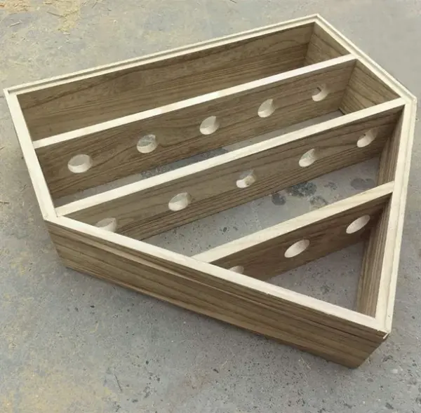 baseball display wood shelf