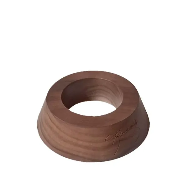 wooden base display ball stand