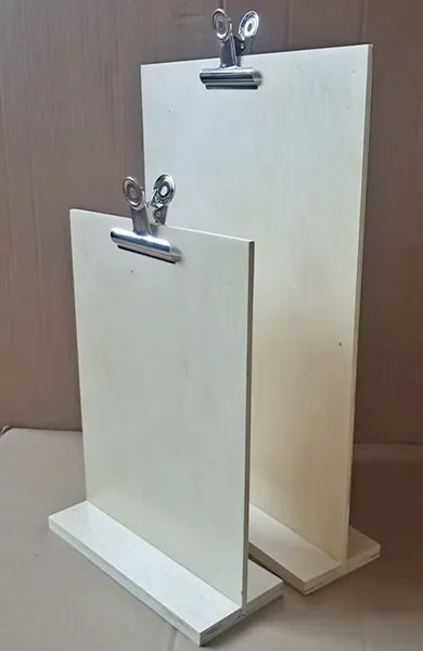 standing clipboard wooden