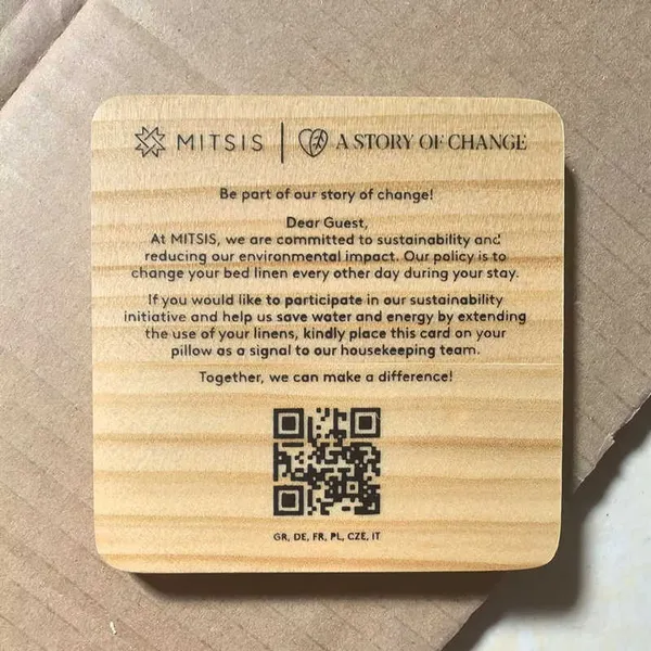 Square wooden coasters