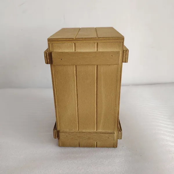 small wooden gift crate