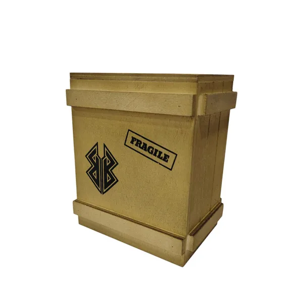 wooden gift crate packaging box
