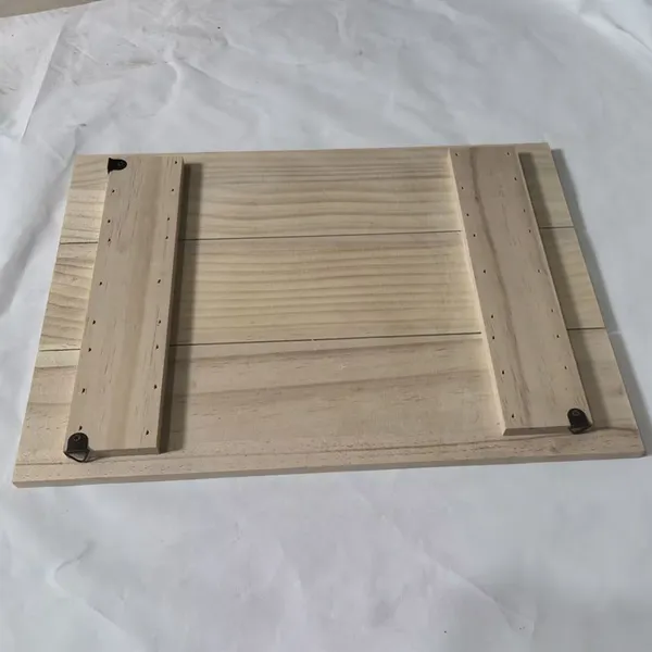 hanging blank wood sign
