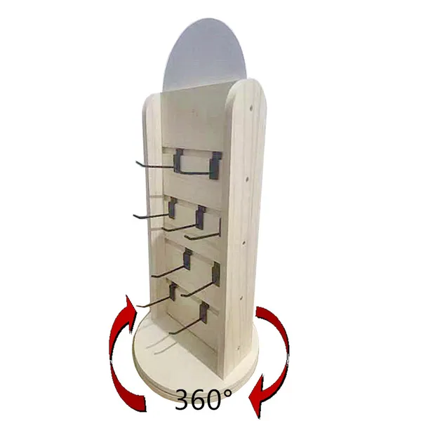 Wooden Rotating Display Stand