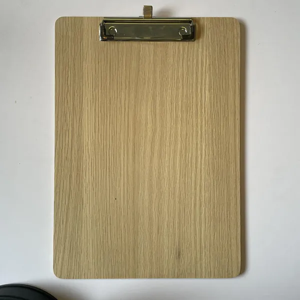 custom wooden clipboard