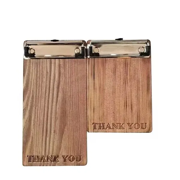 Wooden Check Presenter