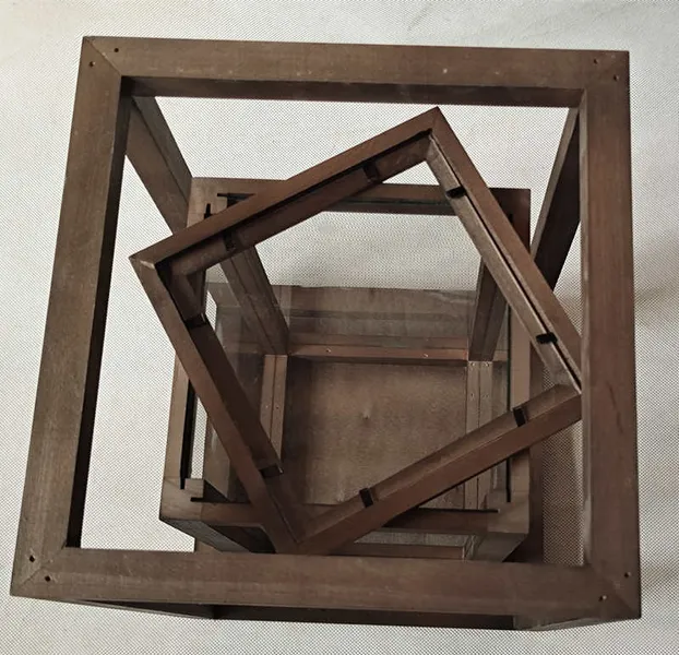Wooden Lantern Set