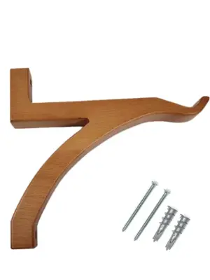 Wood Plant Hanger Wooden Wall Hooks Bracket