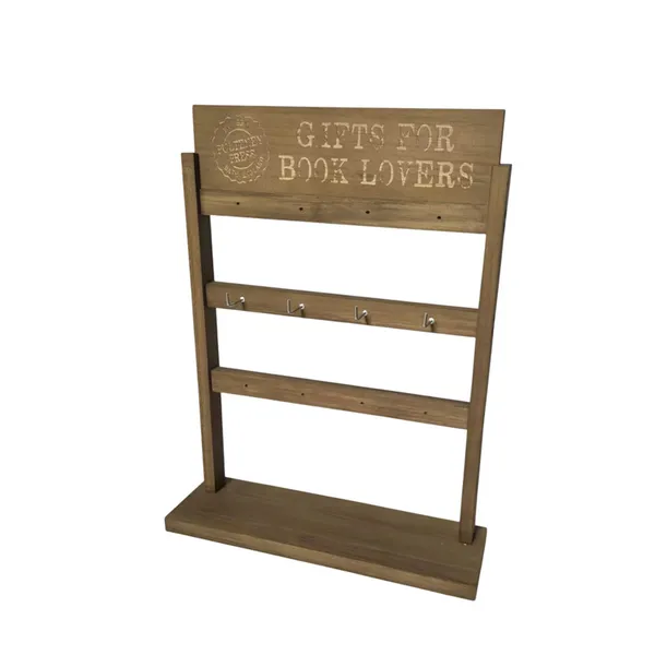 Custom display racks with hooks