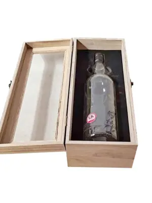 wine bottle box+L_副本_结果 Hinge lid wood box with clear top