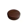 Natural wood lid with inner screw