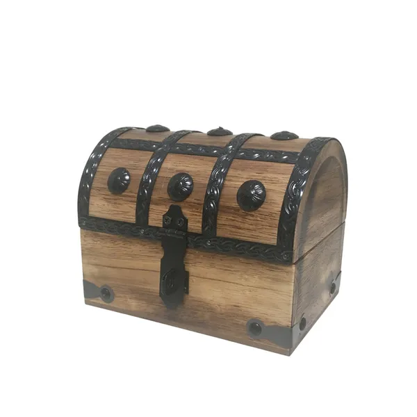 Medium-sized wooden treasure chest