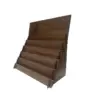 wooden jewelry card display stand